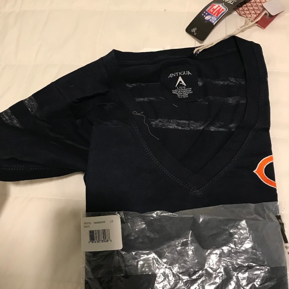 Women's Chicago Bears NFL Striped layer Shirt